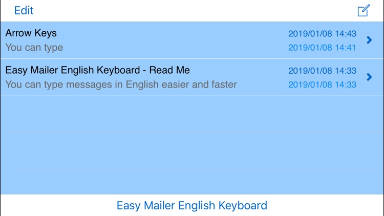 Easy Mailer English Keyboard screenshot-3