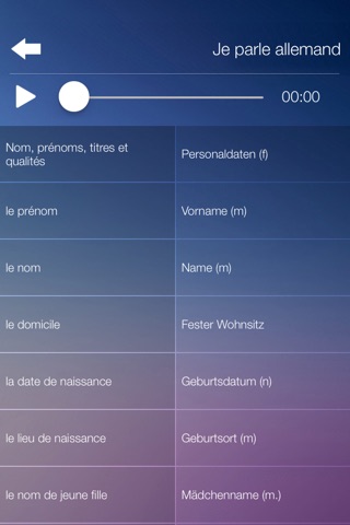 Je Parle ALLEMAND Audio cours screenshot 4