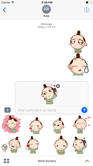 Monk Dynasty - Animated Monk Sticker And Emoticon(圖1)-速報App