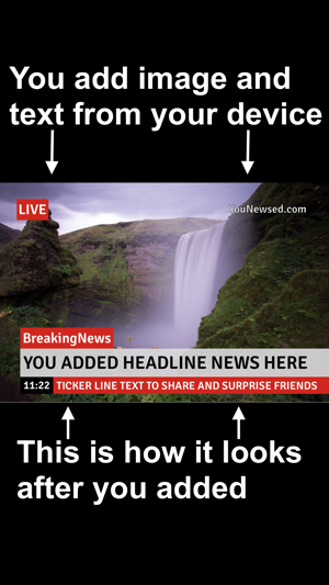 YouNewsed - Write Your Own Headline News Meme(圖1)-速報App