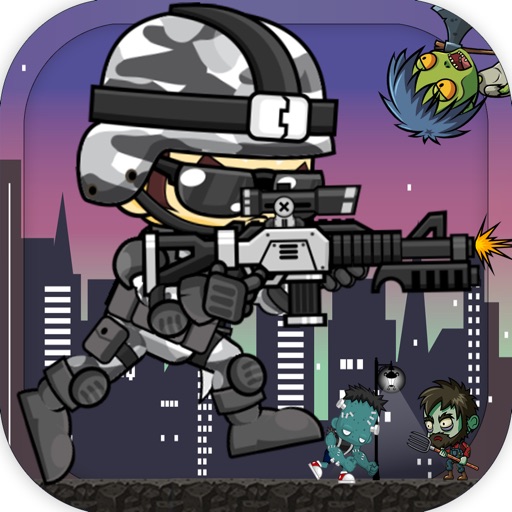 Super Soldier Run Adventure in Zombies Town Icon