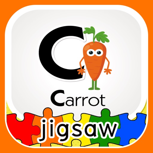 ABC Jigsaw Puzzle Vegetable Game Fun For Toddler iOS App