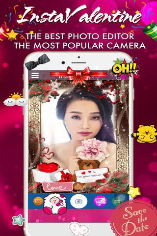 Valentine Photo Frame - Wonder Photo & Frame Maker screenshot 2