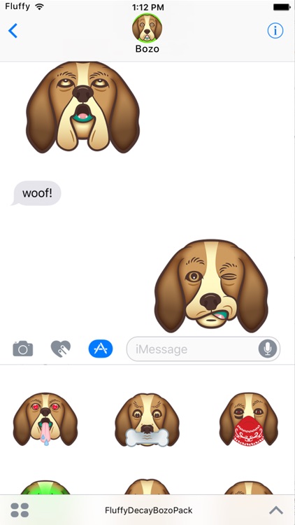 Fluffy Decay Bozo Sticker Pack