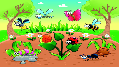 How to cancel & delete Baby Insect Jigsaws - Kids Learning English Games from iphone & ipad 1