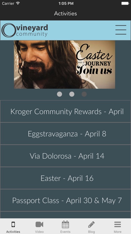 Vineyard Community Church Mobile App