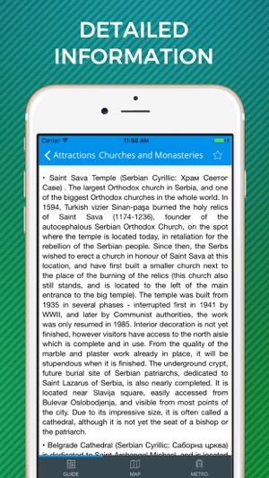 Belgrade Travel Guide with Offline Street Map(圖4)-速報App