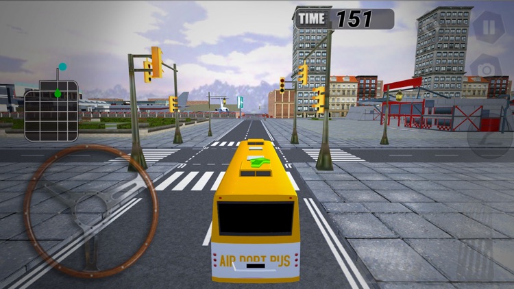 Airport Coach Drive Bus Driver Sim 3D screenshot-4