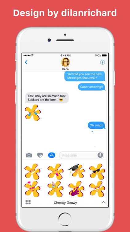 Choowy Goowy stickers by dilanrichard for iMessage