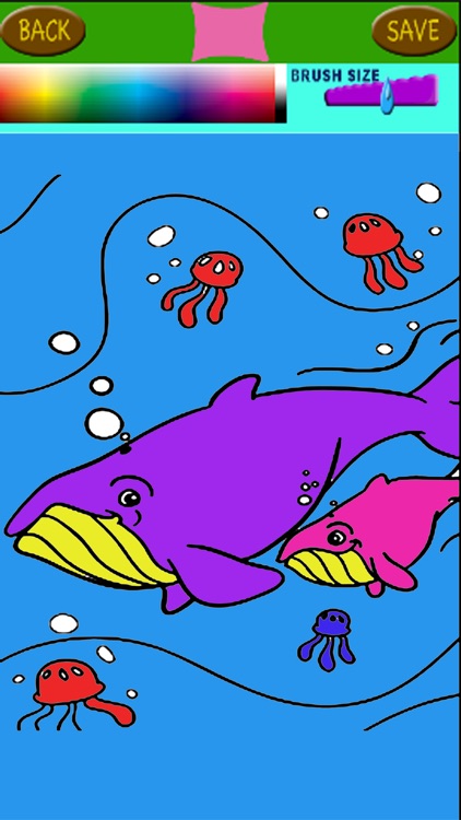 Whale Coloring Book Games For Kids Edition