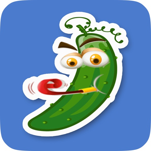 Animated Cucumber Emoji icon