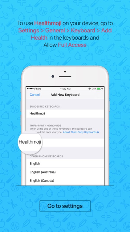 Healthmoji - emoji keyboard sticker for fitness screenshot-3