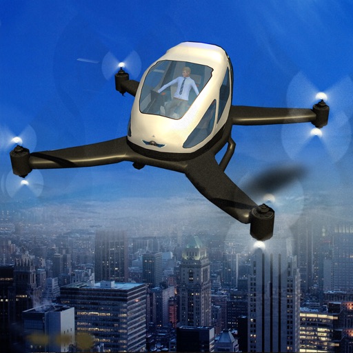 Drone Taxi Flying Car 3D Flight Simulator icon