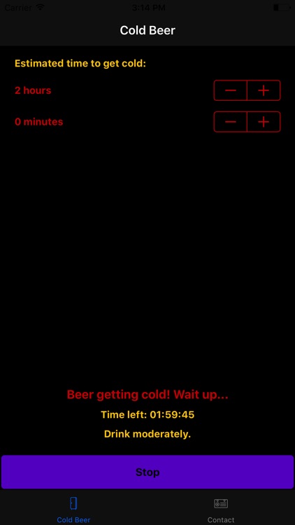 ColdBeer - Get your beer cold right on time!