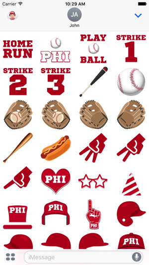 Philadelphia Baseball Stickers & Emojis(圖4)-速報App