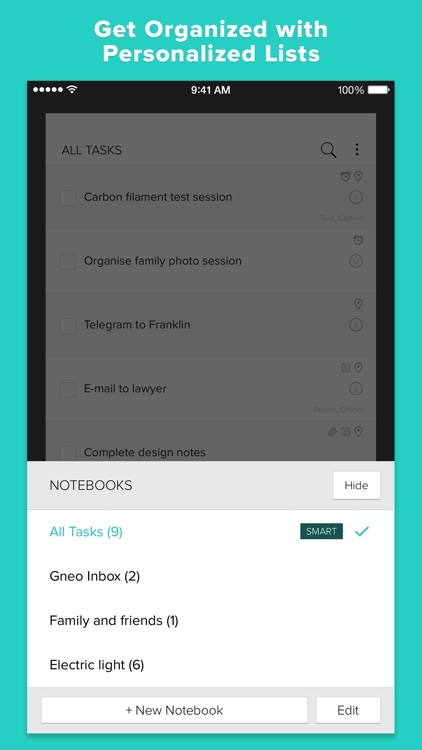Gneo: To Do Task List and Calendar Manager screenshot-3