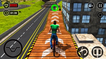 How to cancel & delete Rooftop BMX Bicycle Stunt Rider - Cycle Simulation from iphone & ipad 2