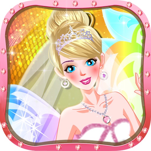 Bride's wedding dress - kids games and baby games icon