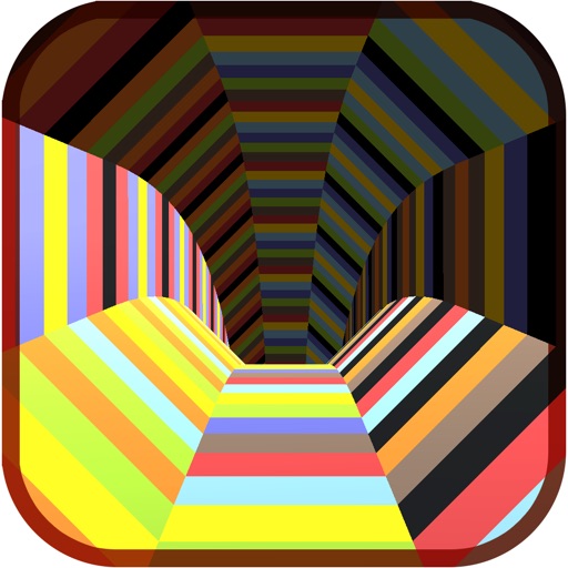 VR Color Tunnel Race-Real Stereoscopic Effects Icon