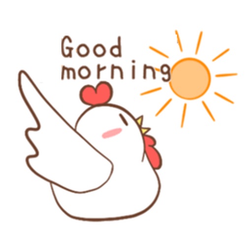 Cute Rooster Stickers