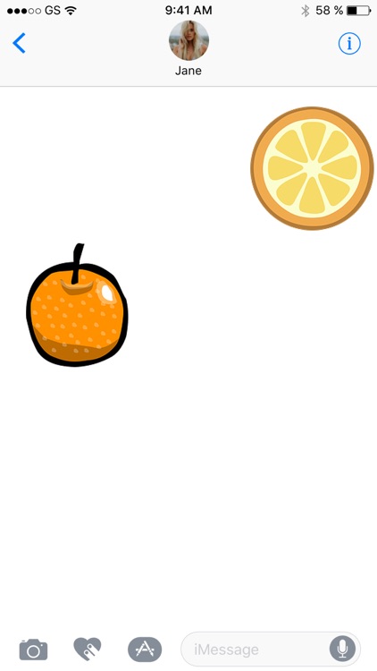 Fresh Oranges Sticker Pack