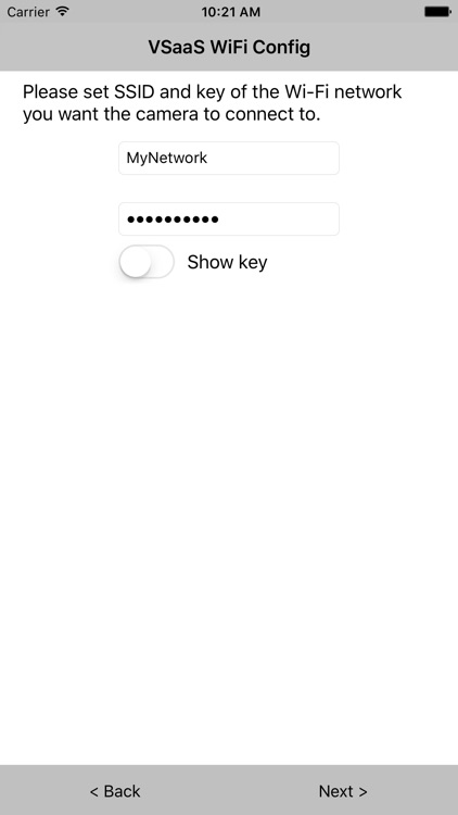 IProNet VSaaS WiFi Config