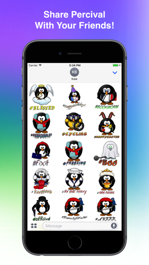 Percival The Penguin Stickers Pack(圖2)-速報App