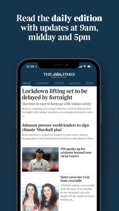 The Times of London Screenshot