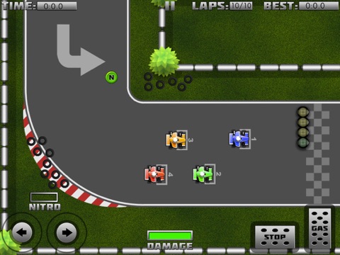 Mini F1 Racing HD screenshot 2