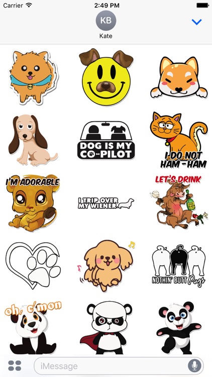 Puppy Eyes Stickers