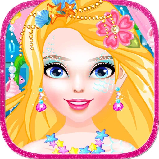 Fantasy Mermaid Princess-makeup salon girly games