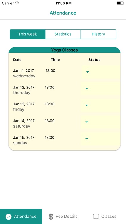 Class Fees Scheduler screenshot-4