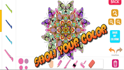 How to cancel & delete Adult Coloring Beautiful Mandala Stress Relieved from iphone & ipad 1