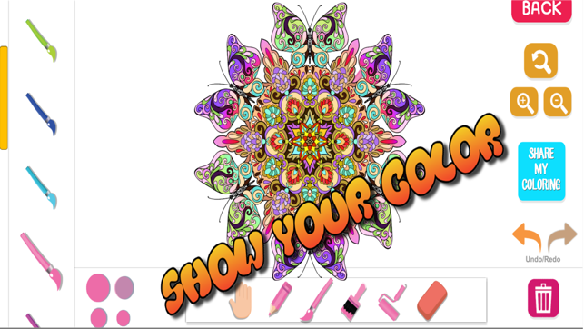 Adult Coloring Beautiful Mandala Stress Relieved(圖1)-速報App