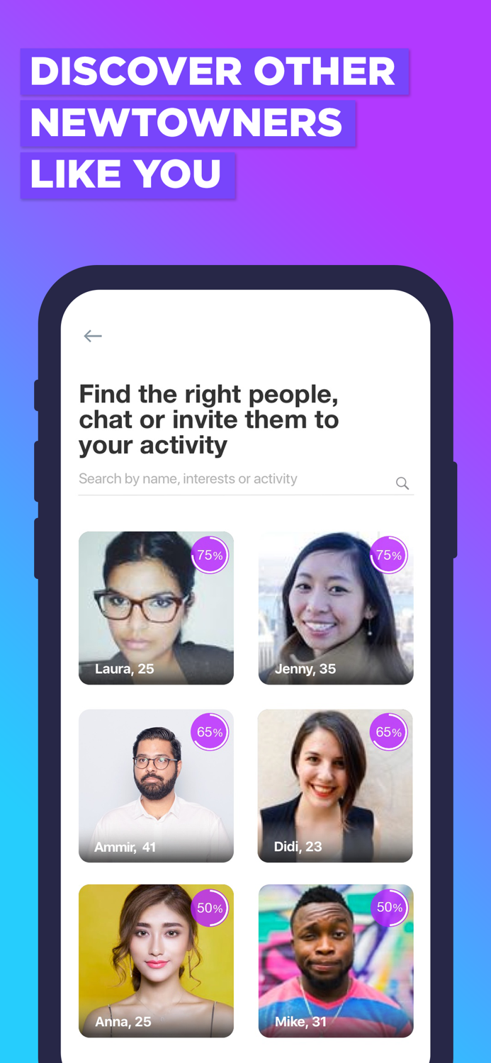NewTowner Meet People Nearby