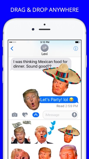 Trump Heads GIF Sticker App Pack for iMessage GIFS(圖4)-速報App