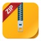 Icon ZIP extractor,video compressor