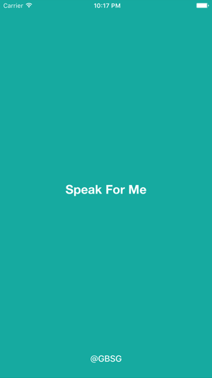 Speak For Me App