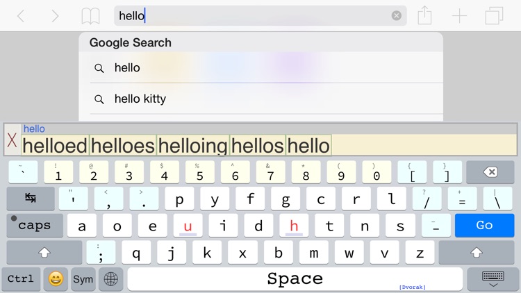 PC Keyboard - standard layout and colemak, dvorak