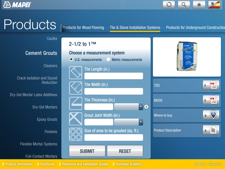 Mapei US screenshot-3