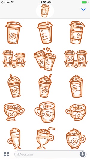 Coffee time! iMessage stickers(圖5)-速報App