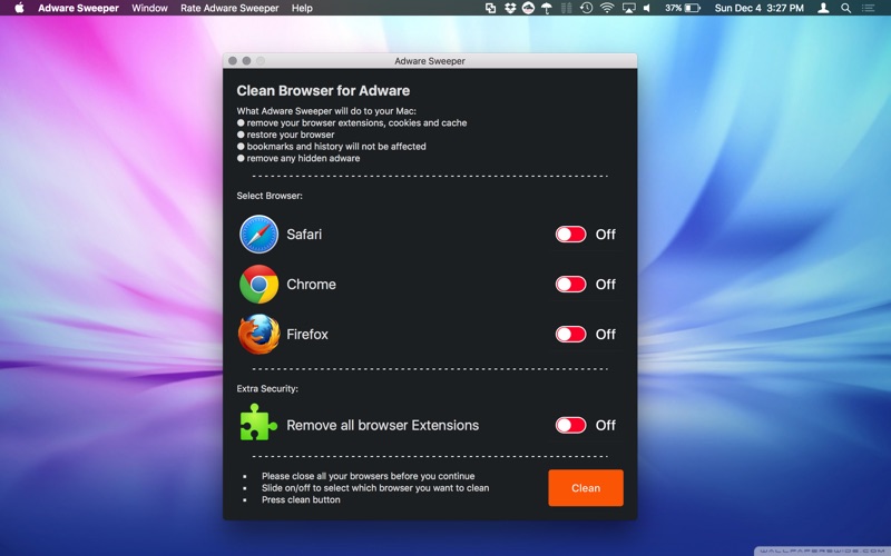 Adware Sweeper - Clean Browser for Adware&amp;Malware thumbnail 2