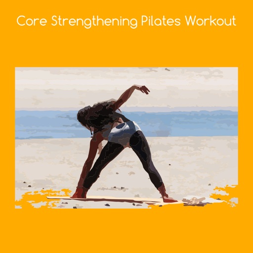 Core strengthening pilates workout icon