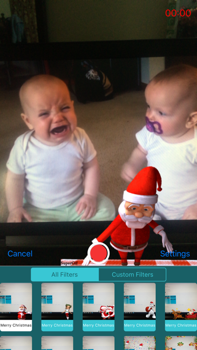 How to cancel & delete Video Filters - Christmas Dancing - Facee Time from iphone & ipad 2