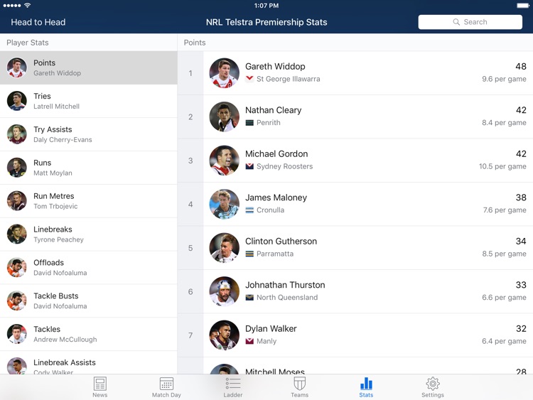 League Live for iPad: NRL news screenshot-3