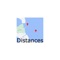 This application allows the user to determine how far it is from their location to another point, and then another, and then another