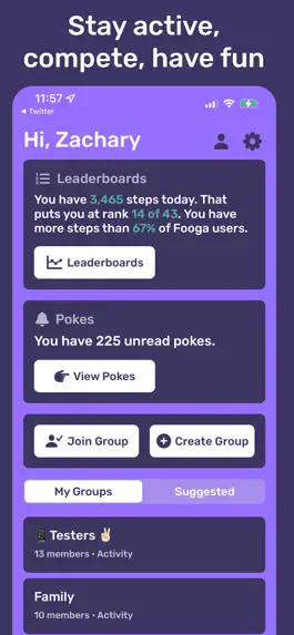 Game screenshot Fooga – Health with Friends hack