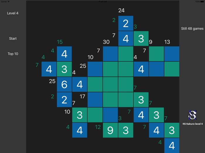 NS Kakuro level 4