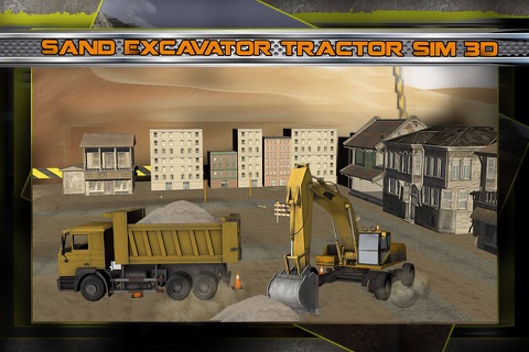 Sand Excavator & Tractor Simulator - Heavy Digger screenshot 3