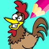 Coloring Rooster Games For Kids Education